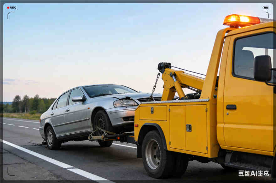 遵化拖车救援电话【案例】